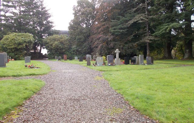 Part of St James' Churchyard
