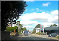 Entrance to ALDI supermarket Porthmadog