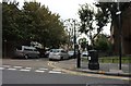 Chambord Street at the junction of Columbia Road