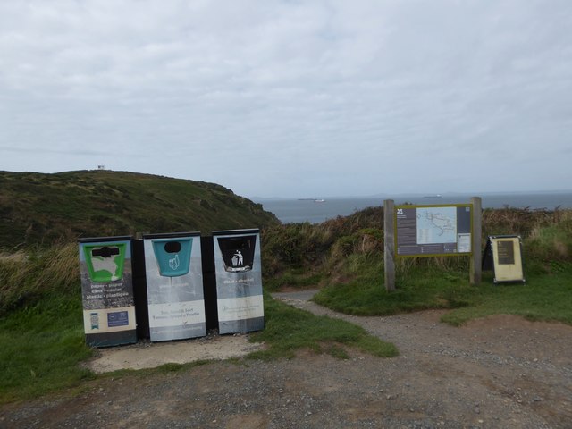 Recycling Bins At Martin's Haven © Basher Eyre :: Geograph Britain And 