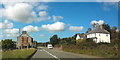 A497 approaching Llanystumdwy turning