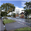 Perne Road after a downpour