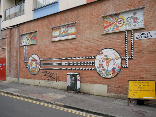 Facade Art Wall, St James Street, Kemptown, Brighton