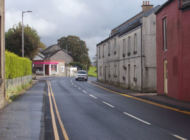 Tom-A-Mhoid Road - viewed from Hillfoot Street