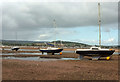 SX9980 : Boats on the sand, Exmouth by Derek Harper
