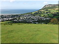 Looking down on Llanfairfechan