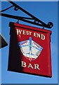 Sign for the West End Bar