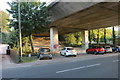 Car parking under the Ware Viaduct on Hertford Road