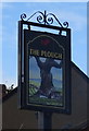 Sign for the Plough Pub and Kitchen, Brackley