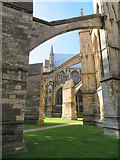SK9771 : Flying buttresses, Lincoln Cathedral chapter house by Gordon Hatton