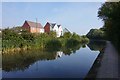 Houses overlooking Coventry Canal at Little Heath