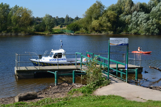 River Patrol boat at the ferry landing... © David Martin cc-by-sa/2.0 ...