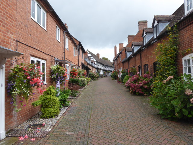 The lower end of Malt Mill Lane Alcester