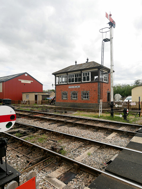 GWSR Signal Box at Winchcombe Station