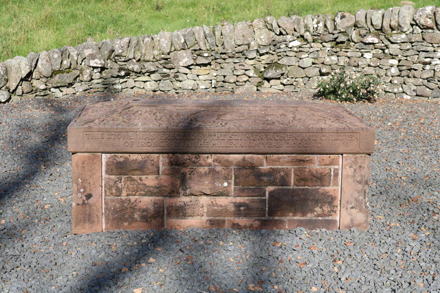 Commemorative Stone at Kirkpatrick Irongray Church