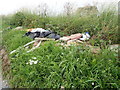 TG4006 : Unsightly fly-tipping on Reedham Road by Eirian Evans