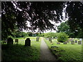 TG4005 : Churchyard, All Saints Church by Eirian Evans