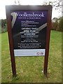 TL3609 : Noticeboard at the entrance to Woollensbrook Cemetery & Crematorium by David Hillas