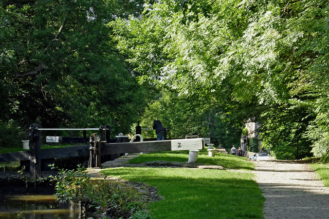 Marple Locks No 2 east of Stockport © Roger D Kidd :: Geograph Britain ...