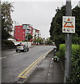 CCTV notice on a Pantbach Road lamppost, Rhiwbina, Cardiff