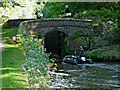 Narrow boat at Marple Locks No 2, Stockport