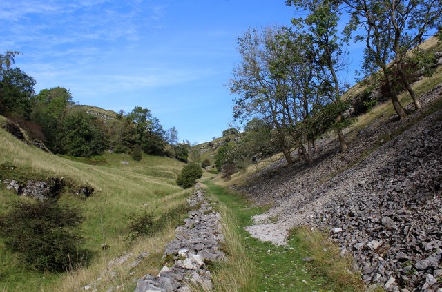Ascending out of Lathkill Dale