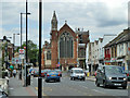 Whitehorse Road and church, Thornton Heath