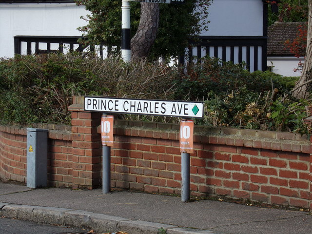 Prince Charles Avenue sign