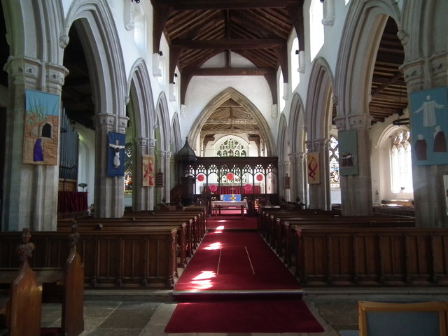 Church of St Mary, Over (interior)