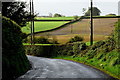 A hidden bend along Ballynahatty Road