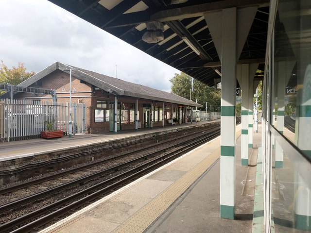 Oxted station, up platform building