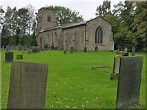 SK4500 : Gravestones at All Saints church, Kirkby Mallory by Mat Fascione