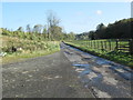 Road near Harwood in the Scottish Borders