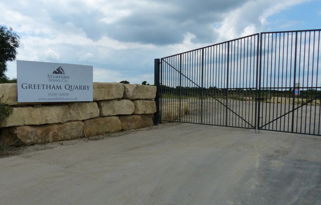 Entrance to Greetham Quarry
