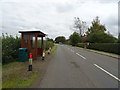 Bus stop and shelter on Swalcliffe Road, Tadmarton