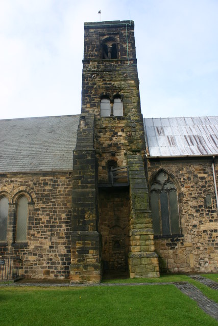 St Paul, Jarrow - south elevation of tower
