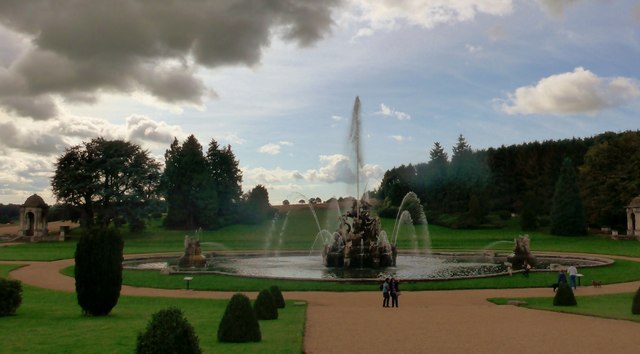 The fountain at Witley Court
