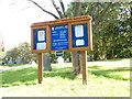 TL7818 : St. Etheldreda Church Notice Board by Geographer