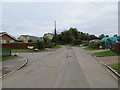 The end of Walnut Tree Lane at Longwick