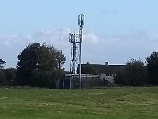 Masts on Delf Hill, near Low Moor