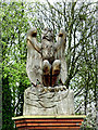 Phoenix sculpture in Parkfield Road, Wolverhampton