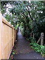 Path towards Rhiwbina railway station, Cardiff