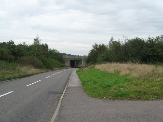 Slade Road under the M6 Toll Road - Roughley, West Midlands