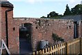 Sweeney Hall: kitchen garden wall