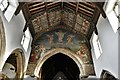 Pulham Market, St. Mary Magdalene Church: Victorian painting and roof decoration