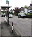 Heol-y-deri bus stop and shelter, Rhiwbina, Cardiff