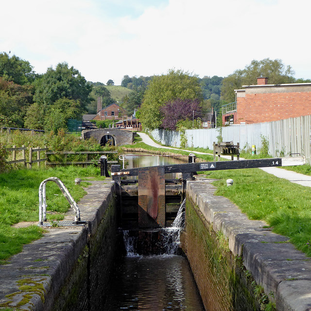 Cheddleton Bottom Lock in Staffordshire © Roger D Kidd cc-by-sa/2.0 ...