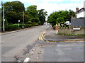 NW along Heol-y-deri, Rhiwbina, Cardiff