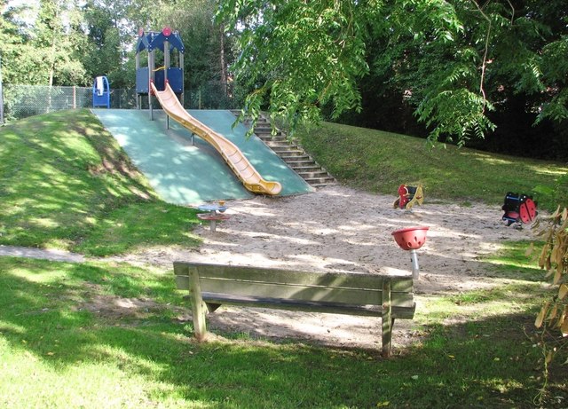 Children's play area north of West End... © Evelyn Simak :: Geograph ...