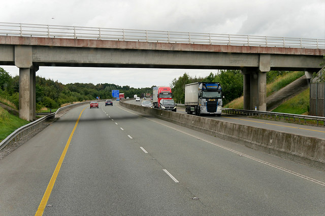 Bridge over the M7 Portlaoise Bypass